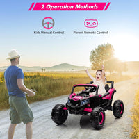 24V Ride on UTV Car, Battery Powered Electric Vehicles, Kids UTV