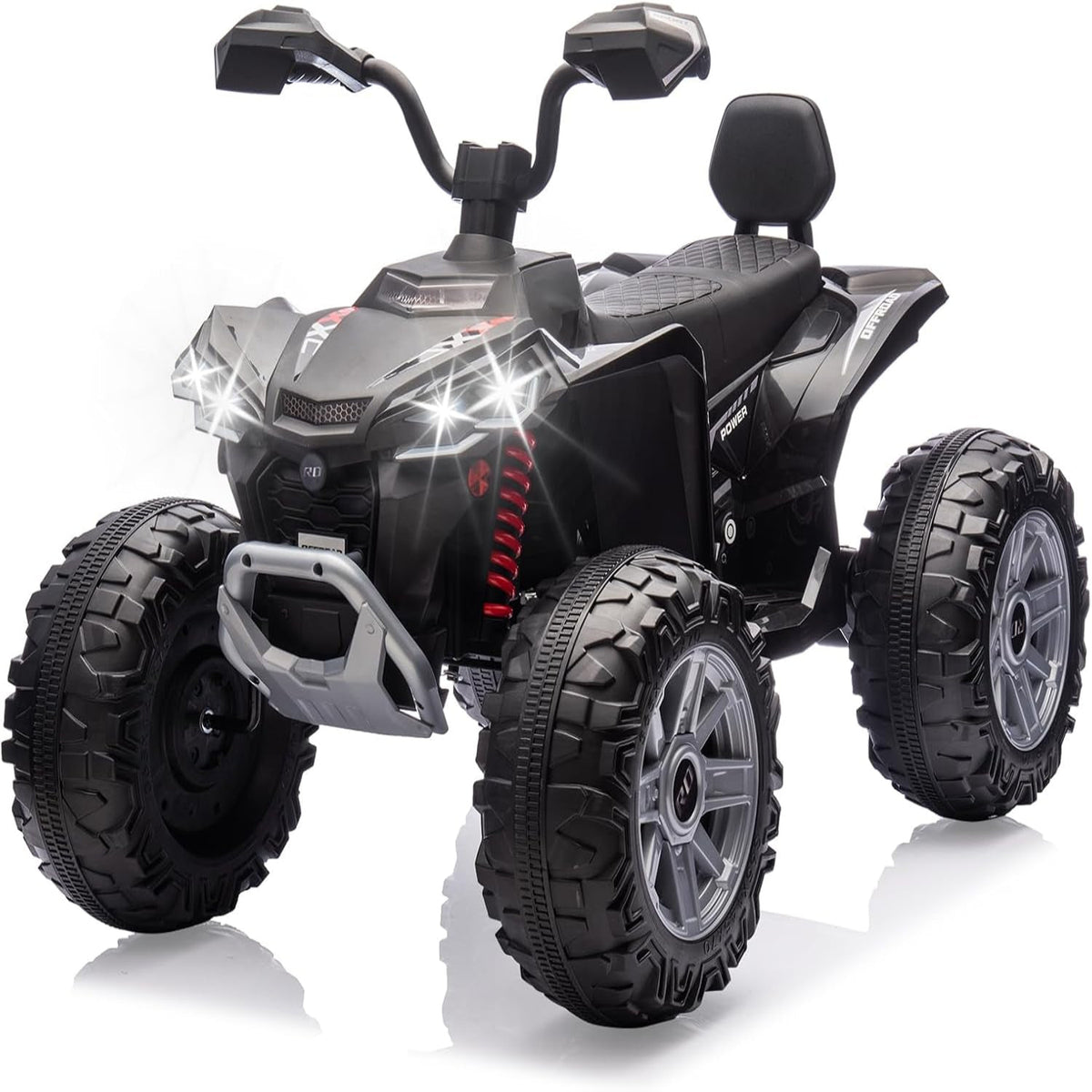 24V 2 Seater Electric ATV, Four-Wheeled Dirt Quad Car