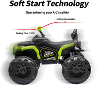 24V Kids ATV 4 Wheeler, Electric ATV Four Wheeler for Big Kids 3-8