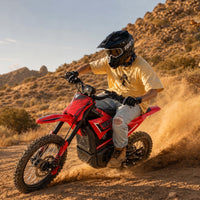 Electric Dirt Bike 3840W 48V for Adults Red