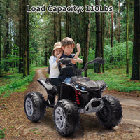 24V 2 Seater Electric ATV, Four-Wheeled Dirt Quad Car