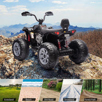 24V 2 Seater Electric ATV, Four-Wheeled Dirt Quad Car