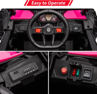 24V Ride on UTV Car, Battery Powered Electric Vehicles, Kids UTV