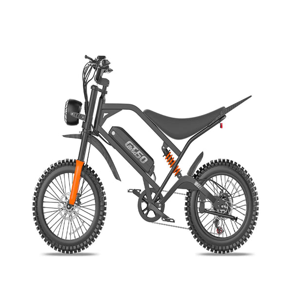 GT50 Electric Dirt Bike, 48V 28MPH Off-Road Ride